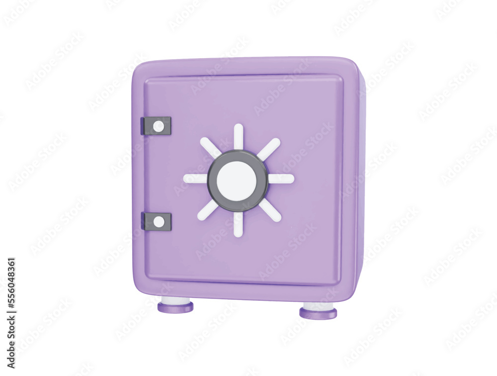 Locker with 3d vector icon cartoon minimal style Locker with 3d vector icon cartoon minimal style