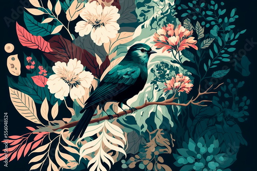 Patterns with muted, elegant color palettes and random splashes of color © Лилия Захарчук