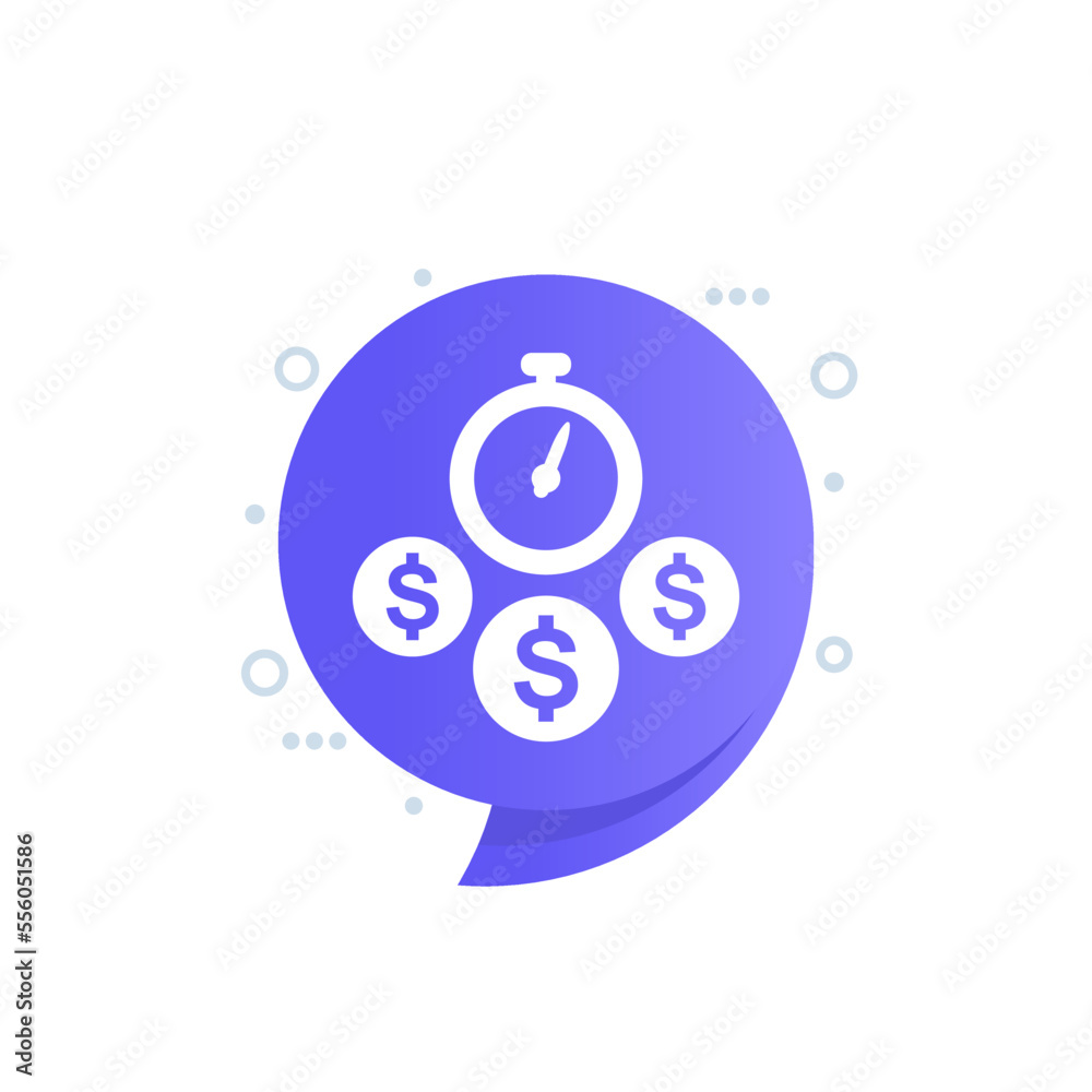 fast loan, money vector icon fast loan, money vector icon