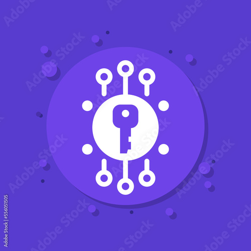 private key icon for web and apps