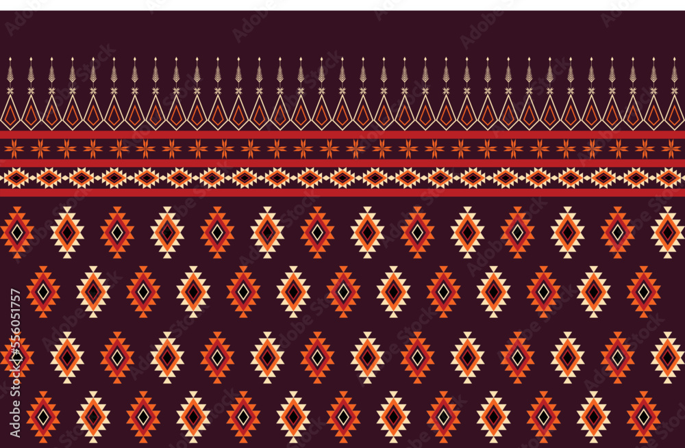 Native pattern design. This is a native pattern traditional geometric. Designed for the textile industry, background, carpet, wallpaper, clothing, ethnic fabric, and native pattern abstract. Native pattern design. This is a native pattern traditional geometric. Designed for the textile industry, background, carpet, wallpaper, clothing, ethnic fabric, and native pattern abstract.