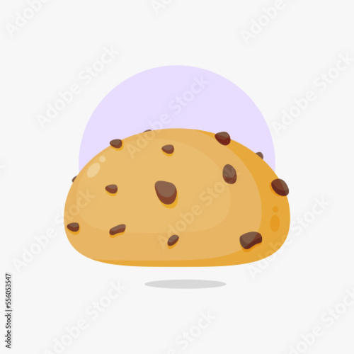 cookie icon cartoon style illustration