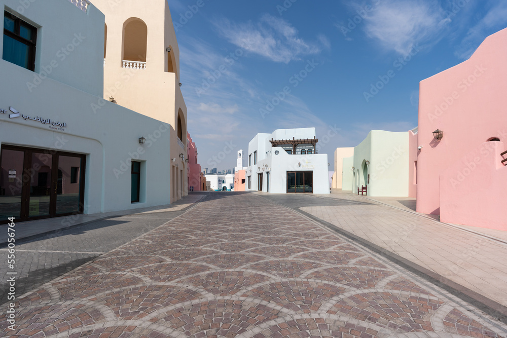 Mina district in old Doha port, Qatar