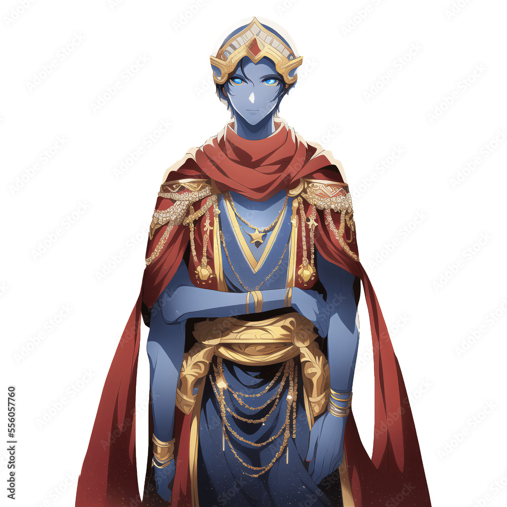 Obraz premium 亜人キャラクター立ち絵イラスト(AI generated image)