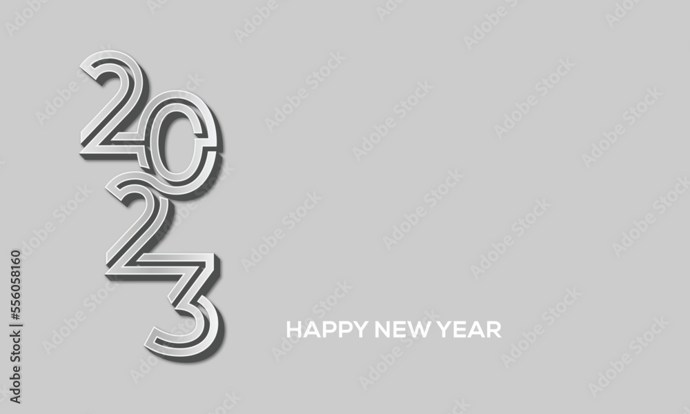 2023 happy new year text effect vector 2023 happy new year text effect vector
