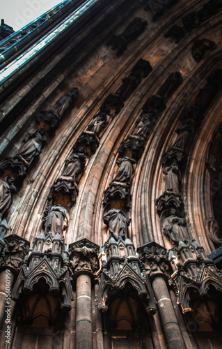 architecture of an old  Baroque church