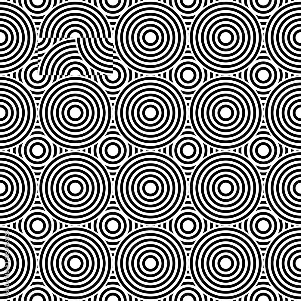 seamless pattern with spirals circles seamless pattern with spirals circles