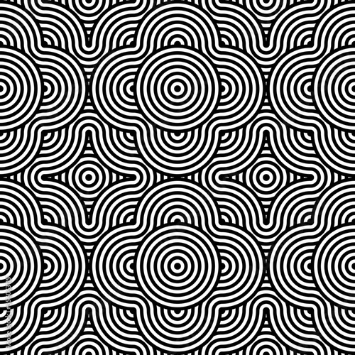 seamless pattern with spirals