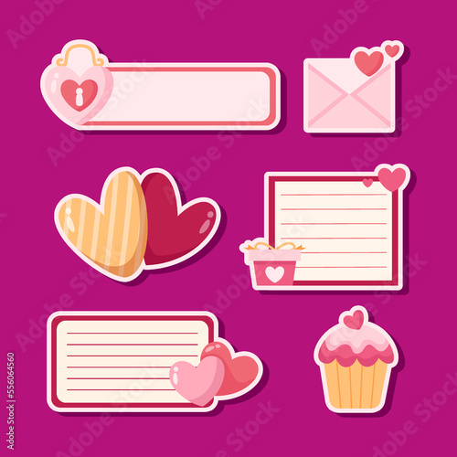 Valentine's Day Journal Sticker