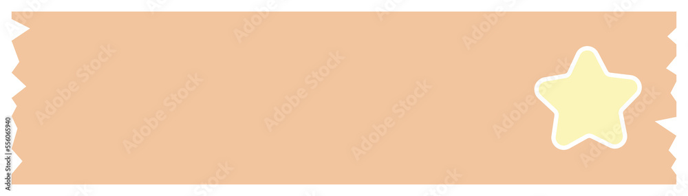 cute heart and star colorful masking tape banner planner cute heart and star colorful masking tape banner planner