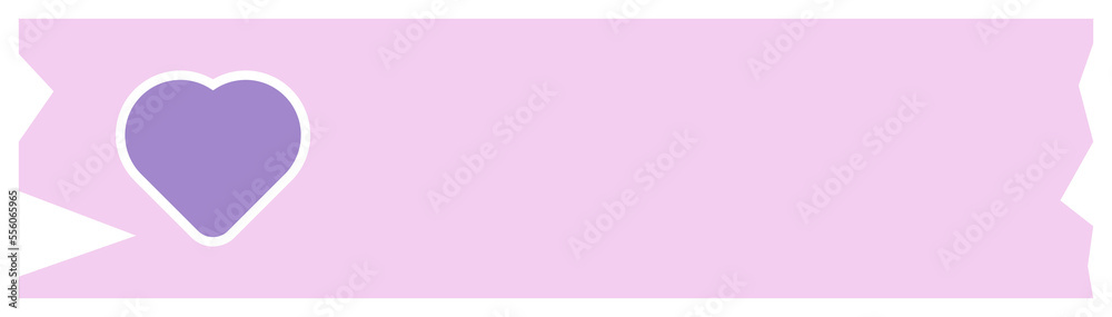 cute heart and star colorful masking tape banner planner cute heart and star colorful masking tape banner planner