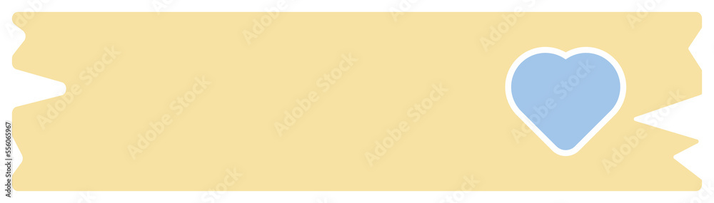cute heart and star colorful masking tape banner planner cute heart and star colorful masking tape banner planner
