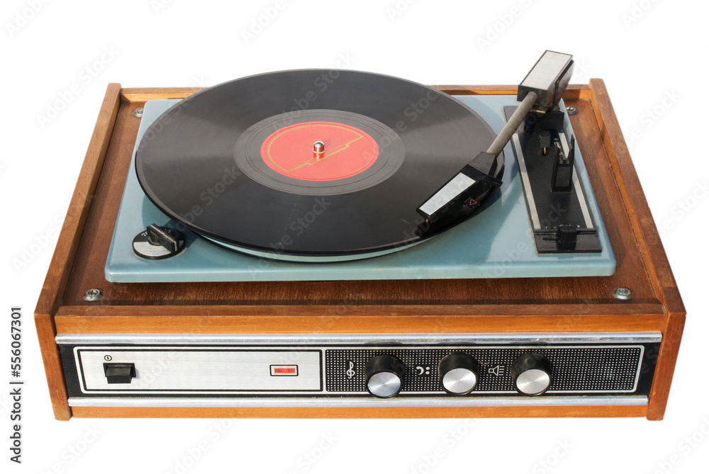 An old record-player An old record-player
