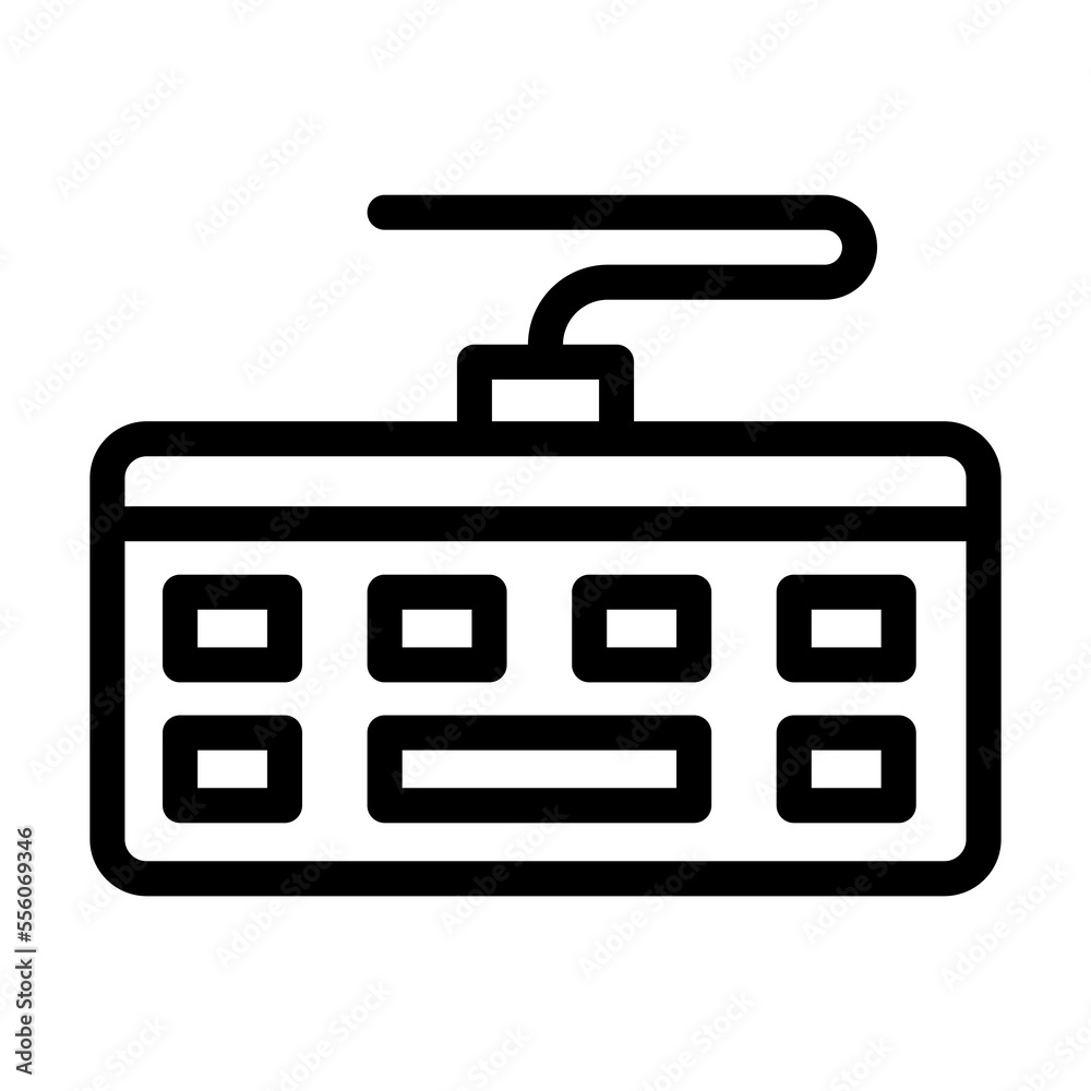 keyboard line icon illustration vector graphic keyboard line icon illustration vector graphic