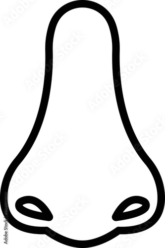 Nose Vector Icon
