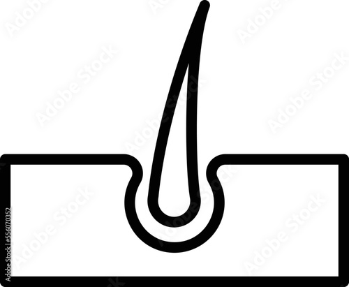 growth hair treatment Vector Icon
