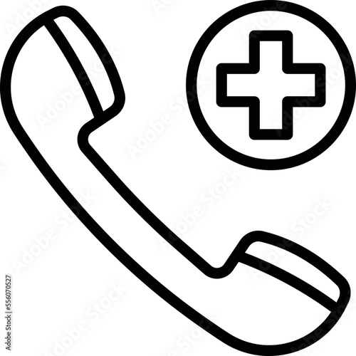 emergency call Vector Icon
