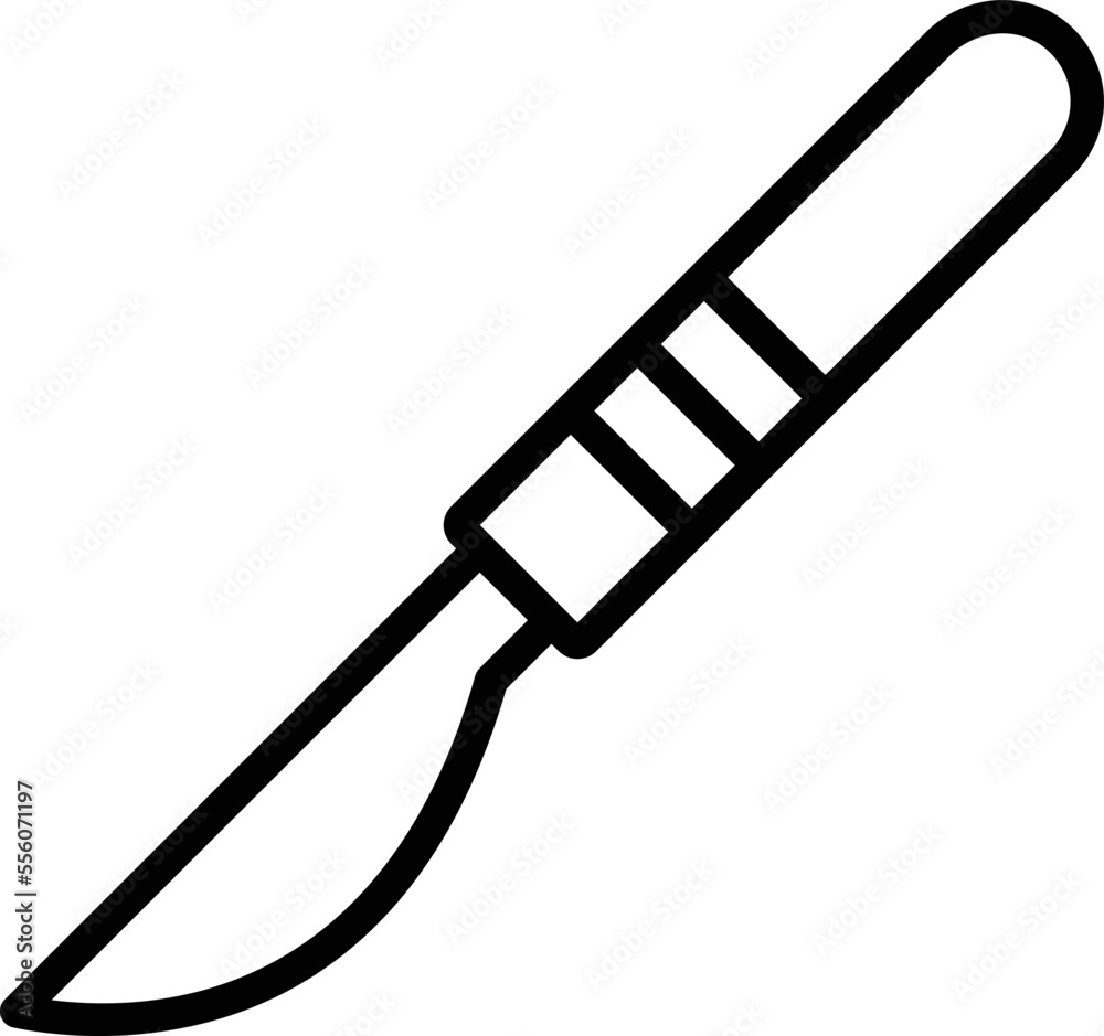 Doctor knife Vector Icon
Doctor knife Vector Icon