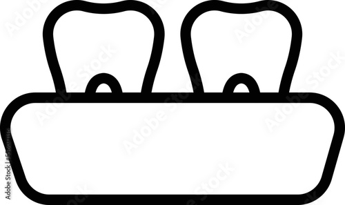 teeth treatment Vector Icon
