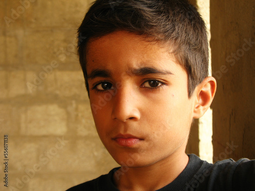Serious kid