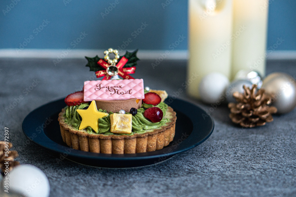 クリスマスケーキ 抹茶 リース クリスマスケーキ 抹茶 リース