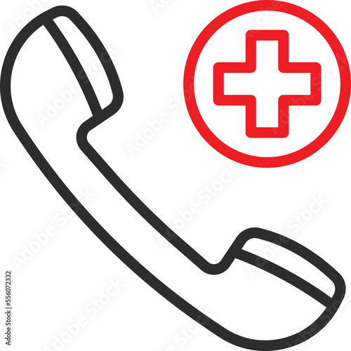 emergency call Vector Icon
