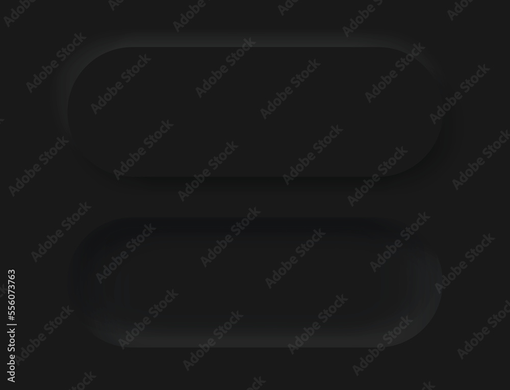 Black button Neumorphism design elements vector set, Button and Element for UI Web design or Application UI Design. Black button Neumorphism design elements vector set, Button and Element for UI Web design or Application UI Design.