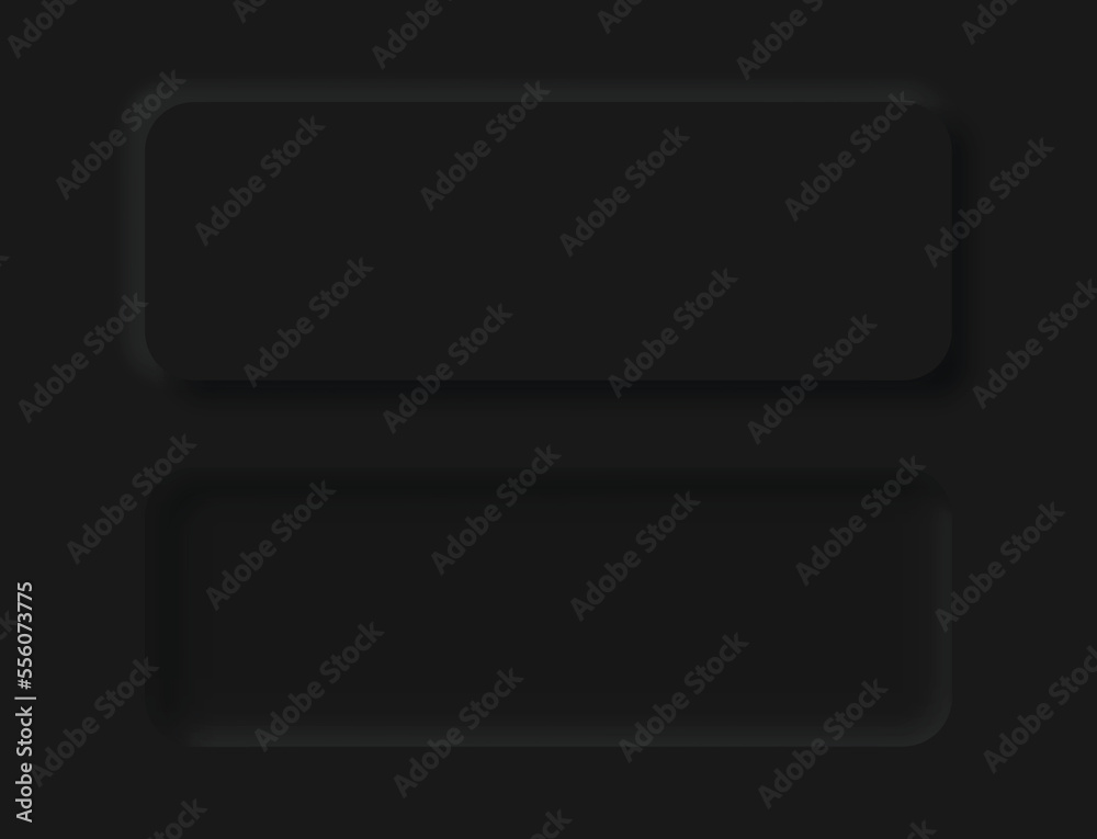 Black button Neumorphism design elements vector set, Button and Element for UI Web design or Application UI Design. Black button Neumorphism design elements vector set, Button and Element for UI Web design or Application UI Design.