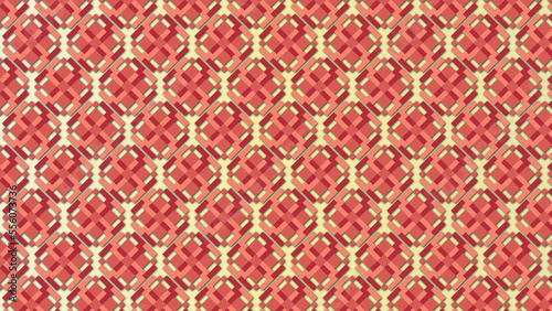 Red/Pink Colored Geometrical textured pattern with decorative ornamental illustrations for desktop, wallpaper, background, texture