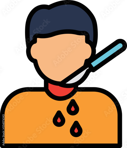 kill person Vector Icon
