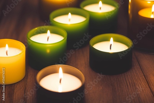 Simple aroma candles.