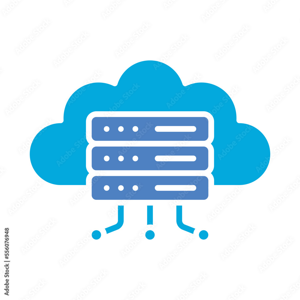 Cloud Server Icon Cloud Server Icon