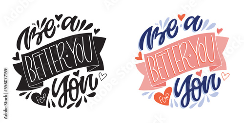 Inspiration hand drawn doodle motivation lettering poster  t-shirt design  mug print.