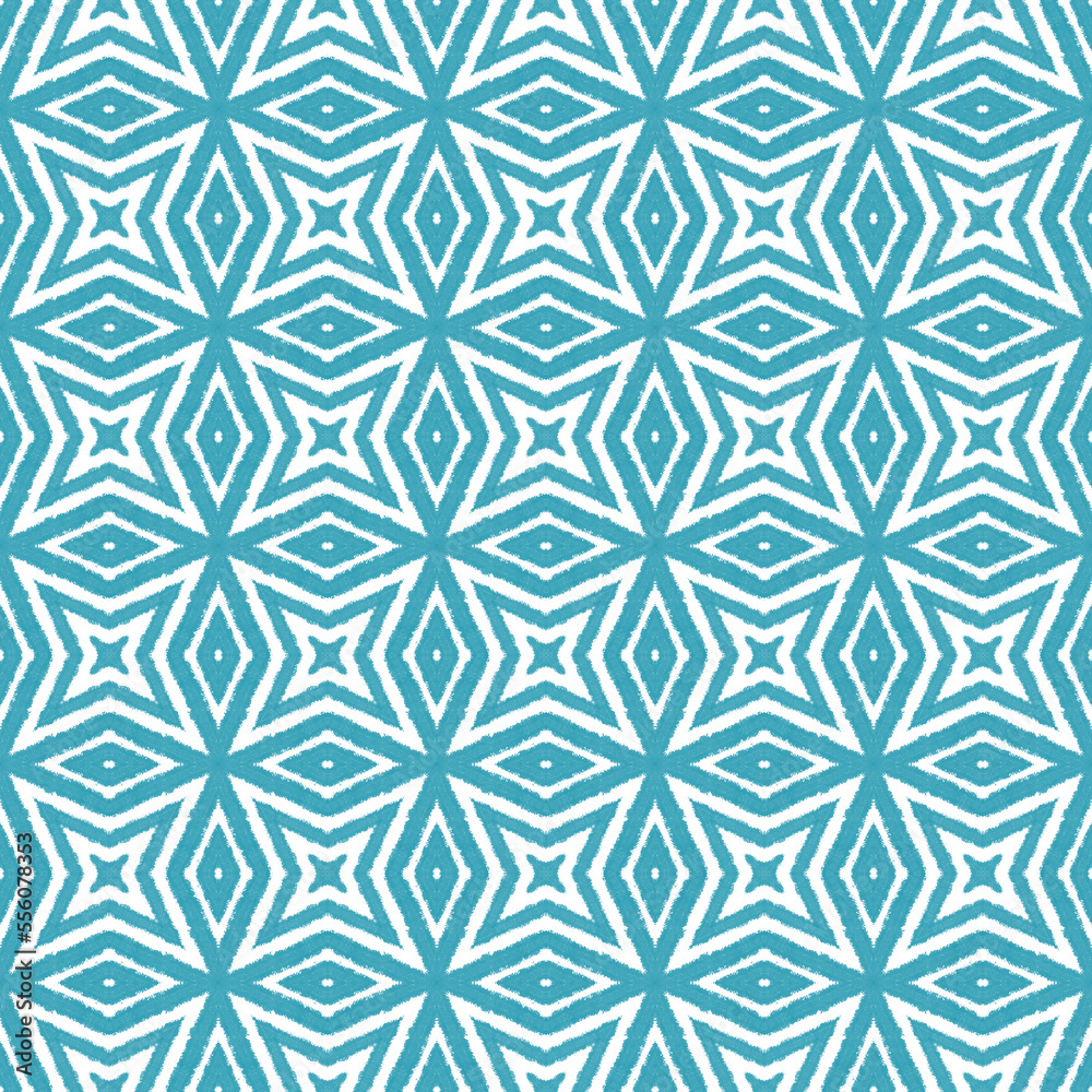 Chevron stripes design. Turquoise symmetrical Chevron stripes design. Turquoise symmetrical