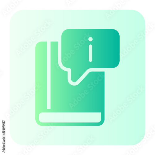 guidebook gradient icon