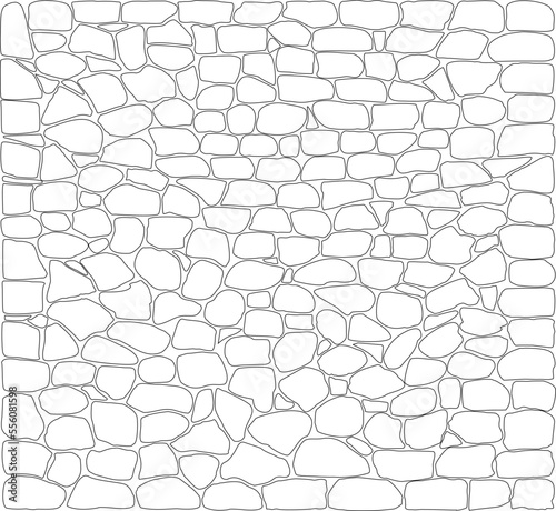 Rock and Stone Wall lines 