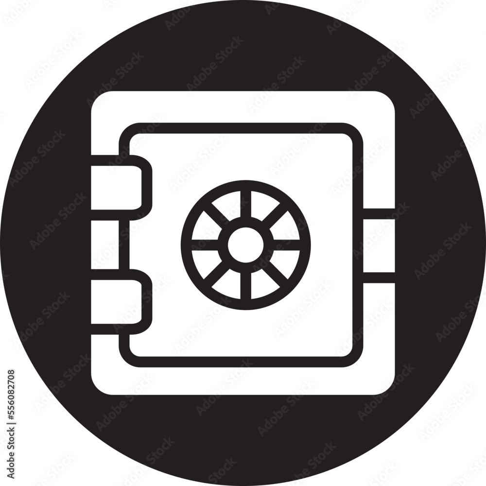 safety box glyph icon