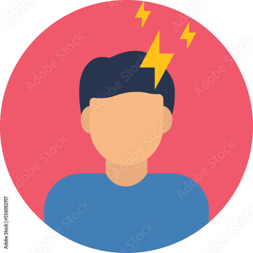 Headache Vector Icon
