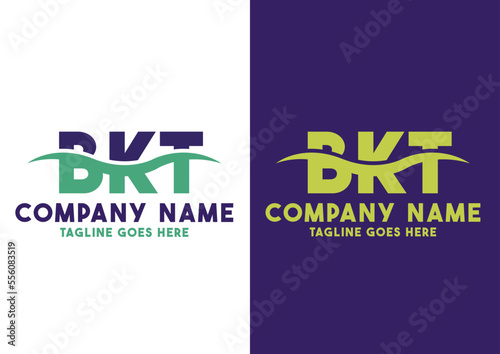 Letter BKT logo design template, BKT logo photo