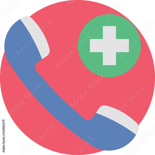 emergency call Vector Icon
