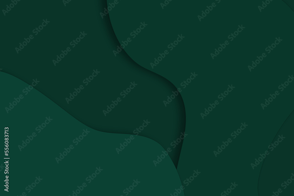 emerald green 3d paper cut background with free space emerald green 3d paper cut background with free space