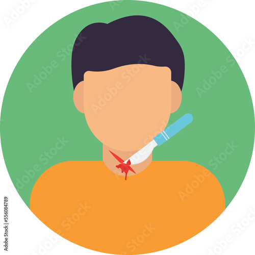 kill person Vector Icon
