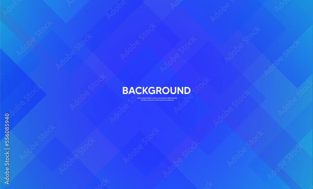 Abstract blue background with lines, Blue banner