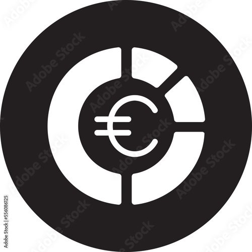 pie chart glyph icon