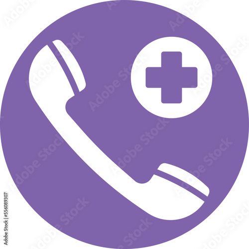 emergency call Vector Icon
