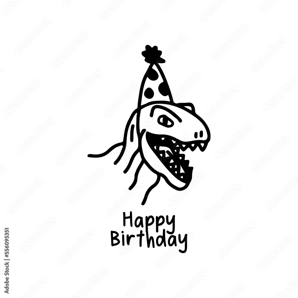 vector illustration of a funny t rex head vector illustration of a funny t rex head