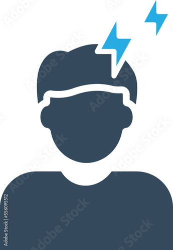 Headache Vector Icon
