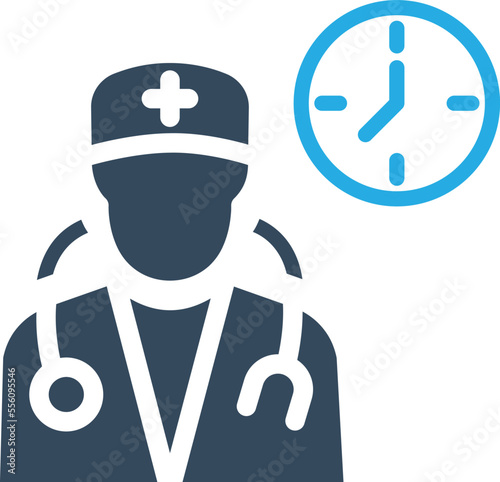 Doctor Time Vector Icon
