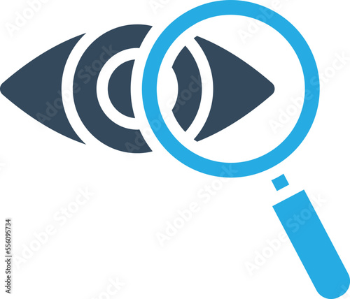  Eye test Vector Icon
