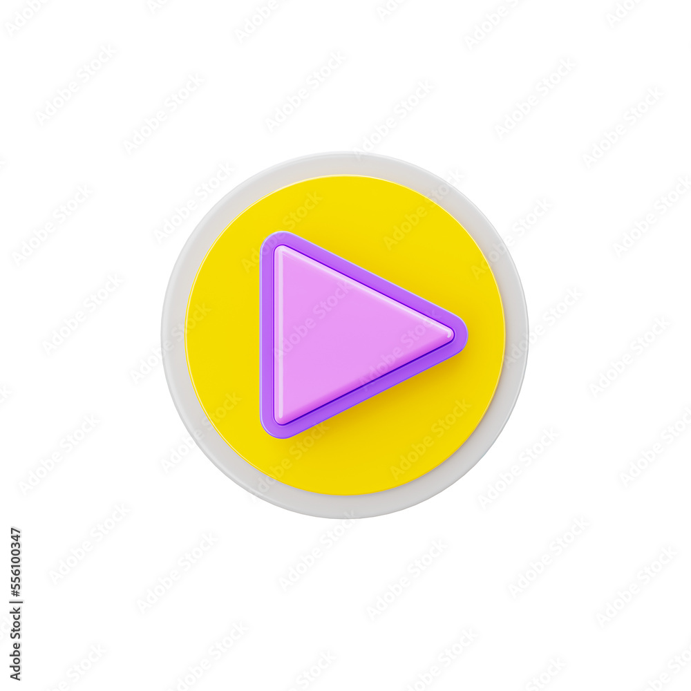 Start 3d icon in transparent background. 3d symbol and sign. Modern and minimalistic. 3D rendered Illustration. Start 3d icon in transparent background. 3d symbol and sign. Modern and minimalistic. 3D rendered Illustration.